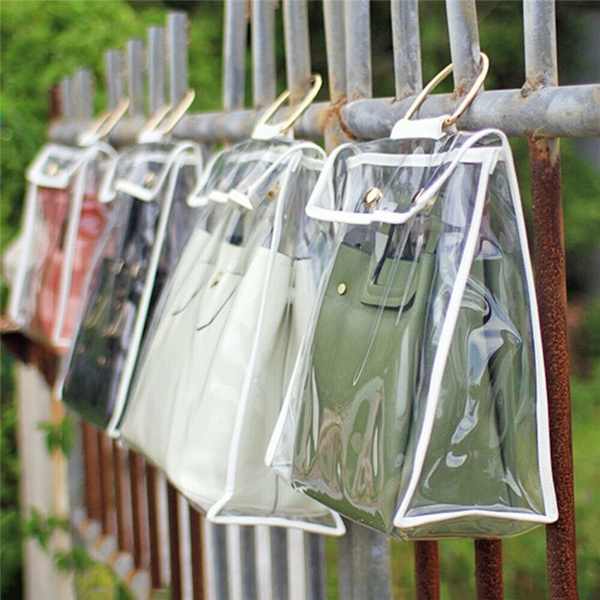 clear dust proof bag for handbags