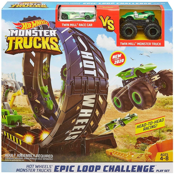 Pista hot wheels monster truck mattel