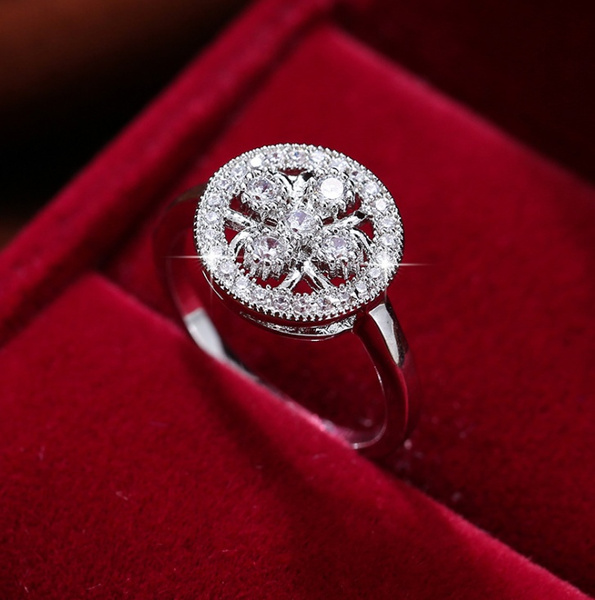 Romantic Eternal Band Promete Anillo 925 Plata Esterlina Cz Romantic Eternal Band Promete Anillo 925 Plata Esterlina Cz