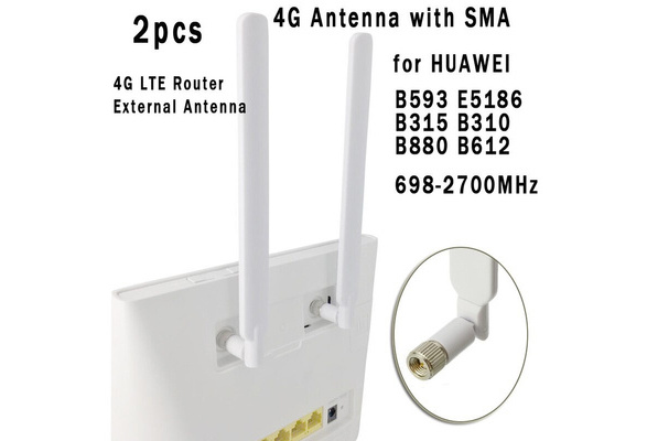 Router Antena 4G Antenna SMA Male for 4G LTE Router External Antenna for  Huawei B593 E5186 for HUAWEI B315 B310 698-2700MHz 2Pcs - AliExpress