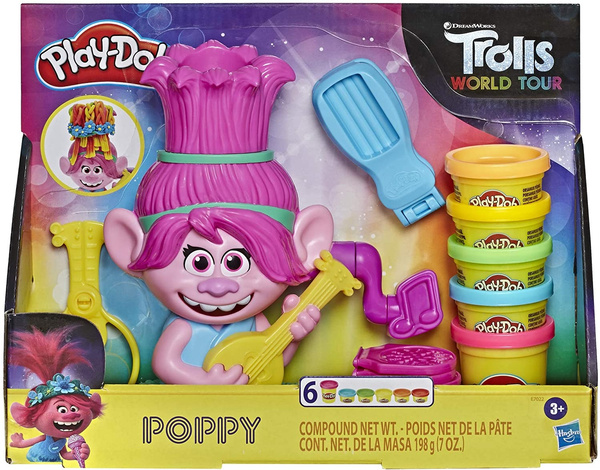 toy trolls with colored hair