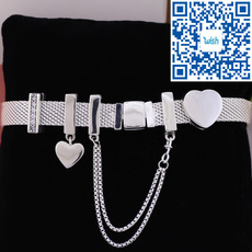 Sterling, meshbracelet, Silver Jewellery, Pandora Beads