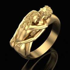 Fashion, wedding ring, gold, ambiguousring