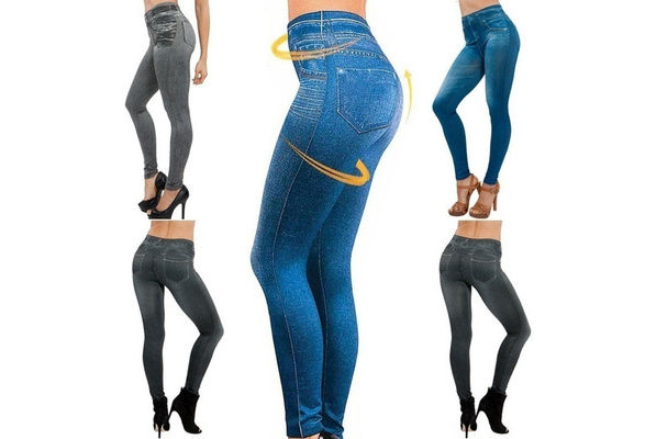 Women Jogging Jeans High Waist 