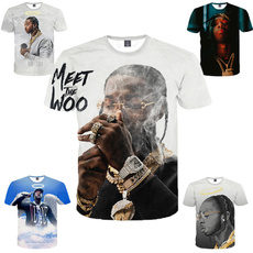 Smoke, 3dshirt, men's cotton T-shirt, rippopsmokeshirt
