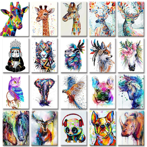 Colorful Animal painting Elephant wall art painting Lion Deer canvas wall art picture Dog Fox Bird Horse Canvas art Painting Animals Wall Art Oil Painting on Canvas canvas art print Wall Art Colorful Animal painting Elephant wall art painting Lion Deer canvas wall art picture Dog Fox Bird Horse Canvas art Painting Animals Wall Art Oil Painting on Canvas canvas art print Wall Art