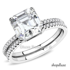 Steel, Engagement Wedding Ring Set, wedding ring, Stainless Steel