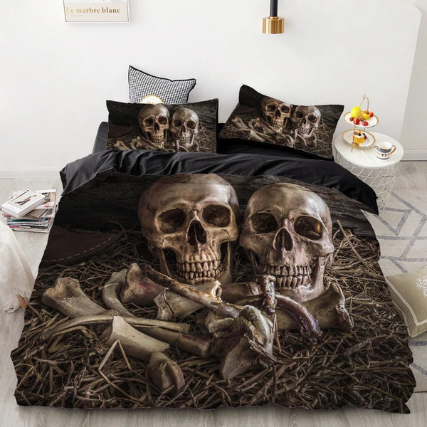 skull bed covers