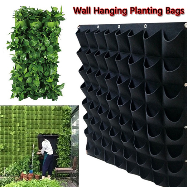 Hanging Planters,7 Pockets Large Vertical Garden Wall Planter Grow