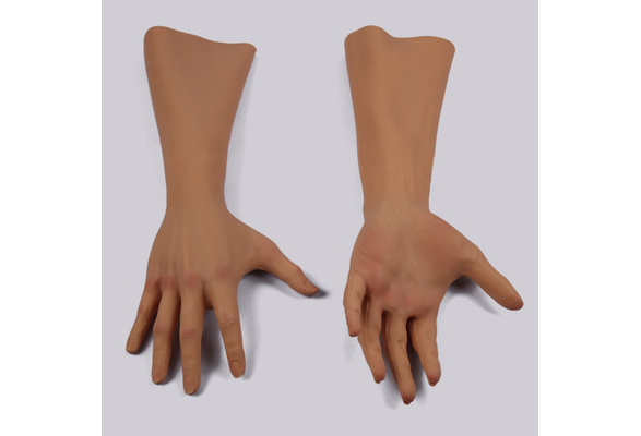 Silicone Hand Sleeve Highly Simulated Skin Cover Scars Jewelry