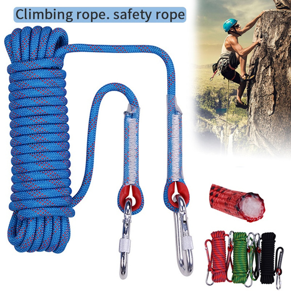 1/2x12ft 5/8x12ft Steel Wire Core Flip Line Kit Safety Rope with Triple Lock UK 
