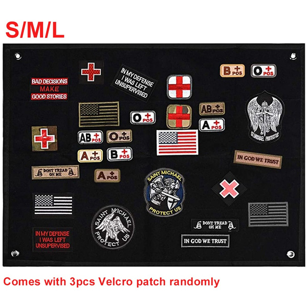  Tactical Patch Display Military Patch Holder Panel Foldable  Patch Holder Panel for Military Army (Black(42.5x27.5inch/108x70cm)) :  Sports & Outdoors