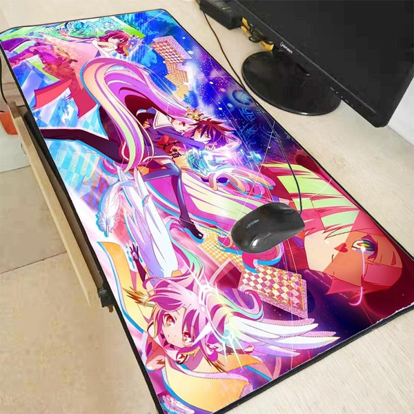 C376 Free Mat Bag Sora Shiro No Game No Life Anime Playmat Desk Mat Gaming Mat 