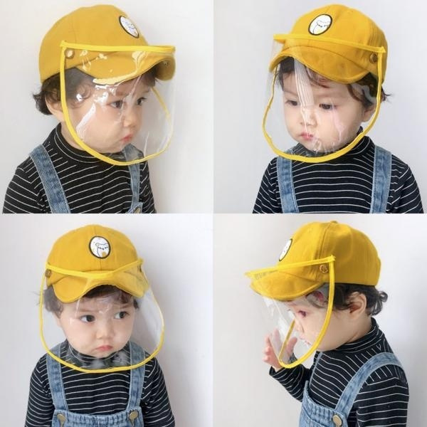 baby cap with face shield