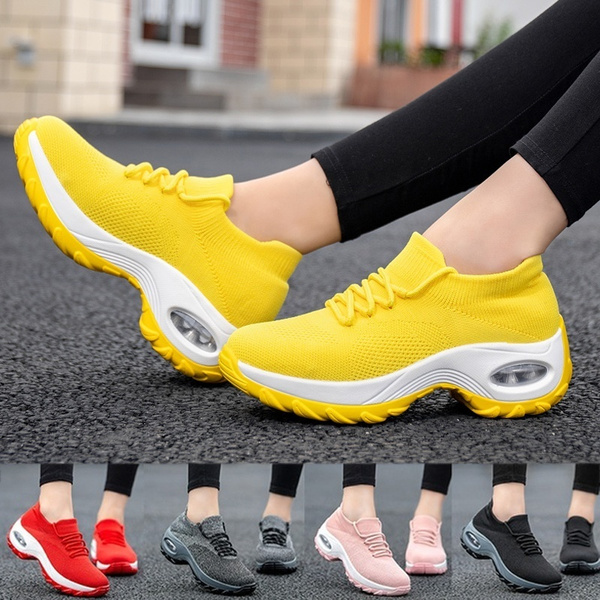 Women Casual Shoes Mesh Sneakers Lightweight Sport Shoes Tennis Fitness