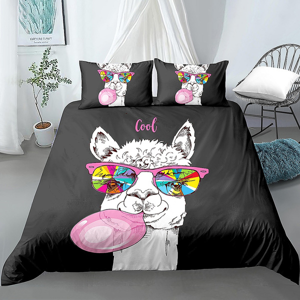 llama duvet cover queen