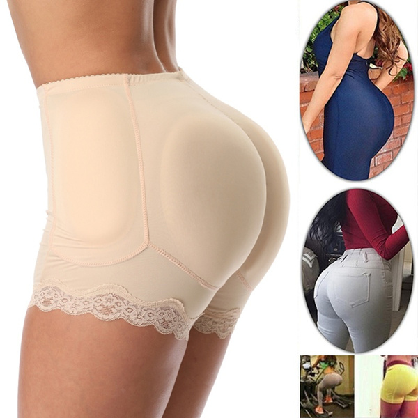 Ass Padded Booty Lifter Body Shaper Hip Enhancer Shapewear Padding Briefs  Push Up Panty Fake Pads Butt Pulling Underwear