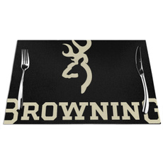 tablemat, art, browningcamobuckmark, tablewaremat