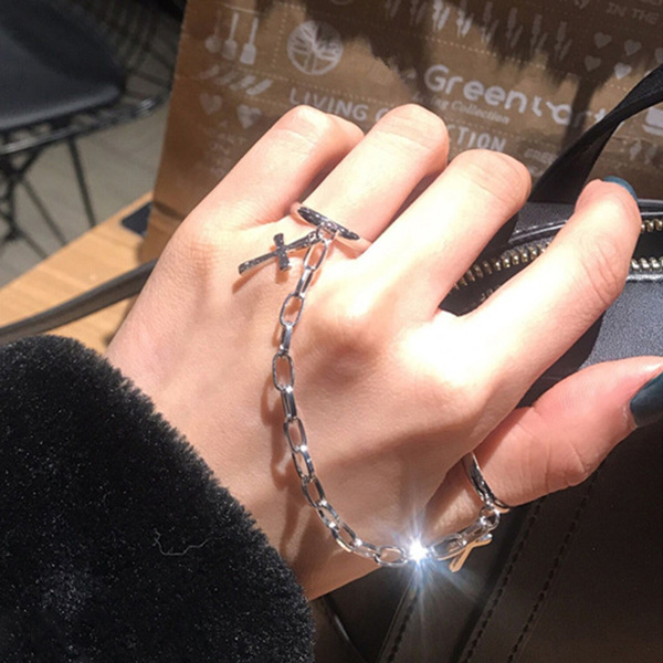 Retro Handmade Naked Girl Silver Ring Man Punk Finger Rings Gift Jewelry 