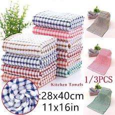 HOT Large Home & Kitchen 6 Colors Tea Towels Cotton Terry Kitchen Towels Dish Towels Household Products 28x40Cm (11X16 Inch)