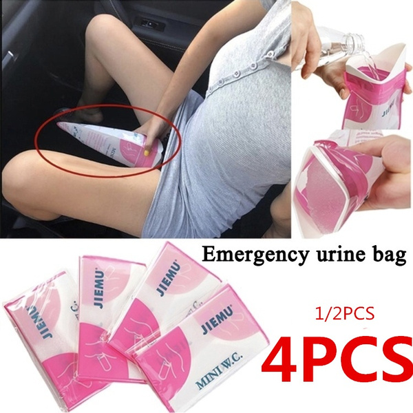 Disposable Unisex Outdoor Camping Sports Toilet Urine Bag Emergency Mini Pee Bag 