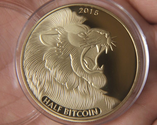 Lion HALF TITAN Physical GOLD Plated Souvenir Coin MEDAL Copy Coin | Wish