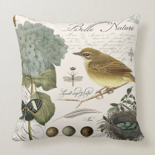 bird themed throw pillows
