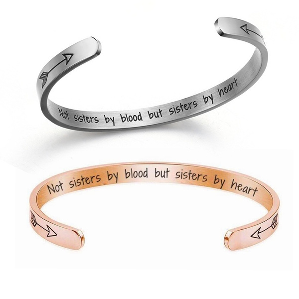 not sister by blood bracelet