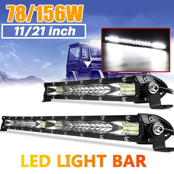 Work Light Led Light Bar 11/21 INCH Light Bar Waterproof Offroad Led ...