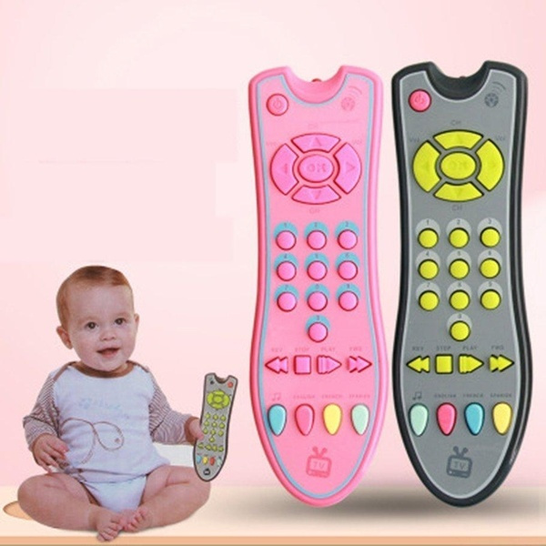 Baby Remote Control Toy Learning Lights Remote for Baby Click Remote ...