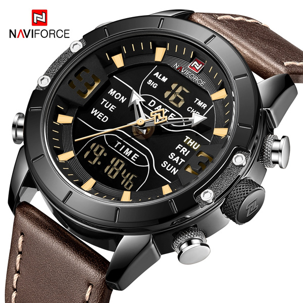 naviforce analog digital watch