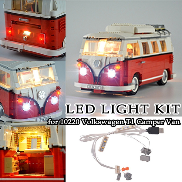 DIY LED Light Lighting Kit USB Interface ONLY For LEGO 10220 VW CAMPER VAN