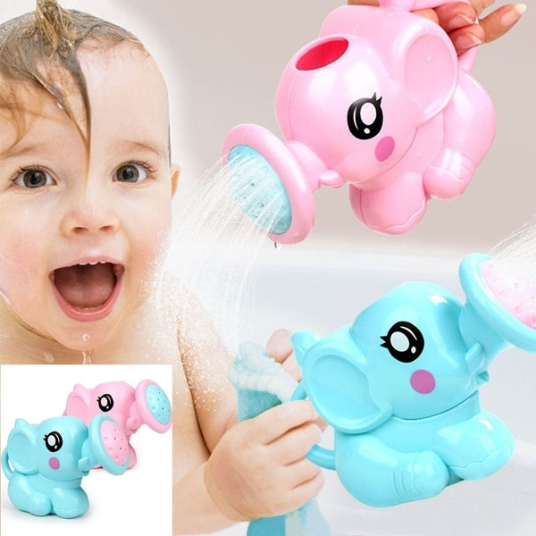 Baby Cartoon Elephant Shower Cup Newborn Child Shower Shampoo Cup Baby