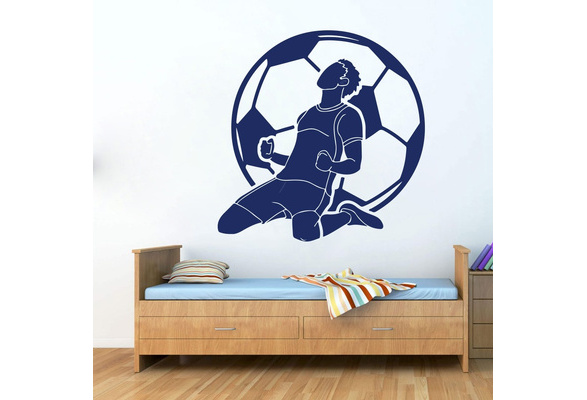Messi Barcelona Wall Hole 3D Decal Vinyl Sticker Decor Room Smashed DG006