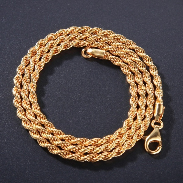 Luxury Men and Women 18k Gold Italian 