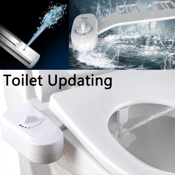 Self-Cleaning and Retractable Nozzle Home Bidet Fresh Water Spray Non-Electric 
