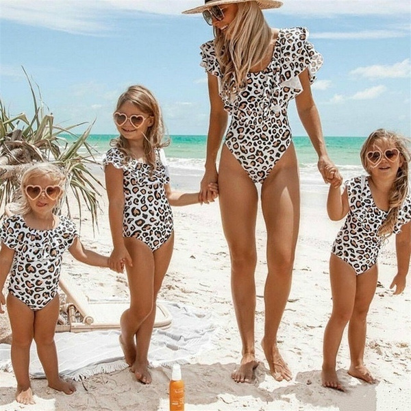 2020 Family Swimsuit Mommy and Me Clothes Bikini Beach Shorts