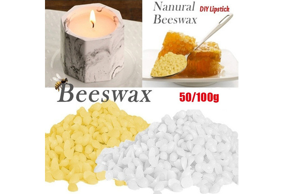 Jocestyle Pure Natural Beeswax Beads for Candle Lipstick Soap