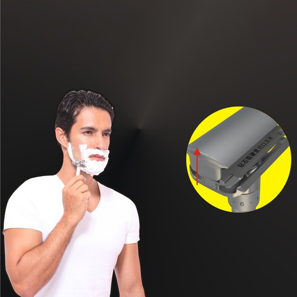 Adjustable Safety Razor Double Edge Classic Mens Shaving Mild To Aggressive 16 File Hair