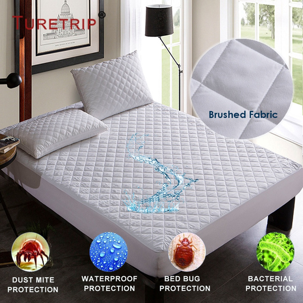 New Waterproof Mattress Pad Cover Twin, Bed Bug Mattress Cover Twin Size