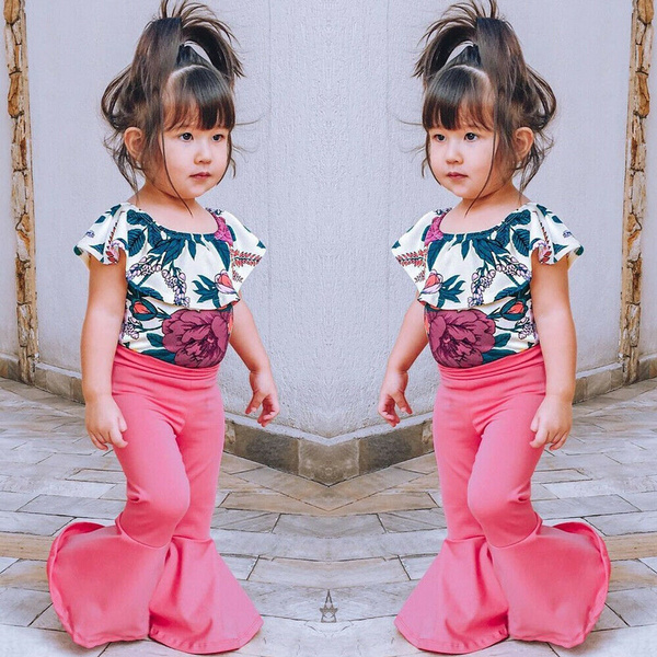 Baby girl best sale bell bottom pants