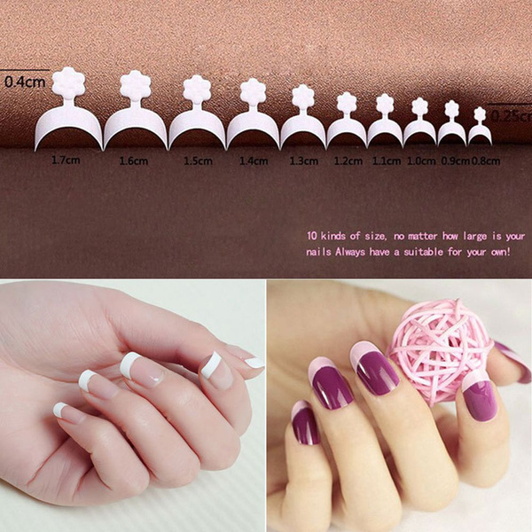 Top 157+ french manicure nail wraps super hot