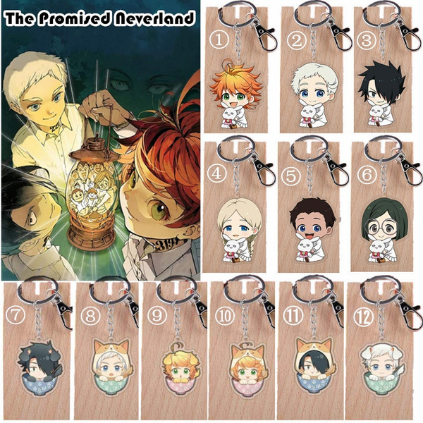 The Promised Neverland Emma Norman Ray Standing Figures Keychain Double  Sided Anime Acrylic Stand Model Plate Collection Keyring