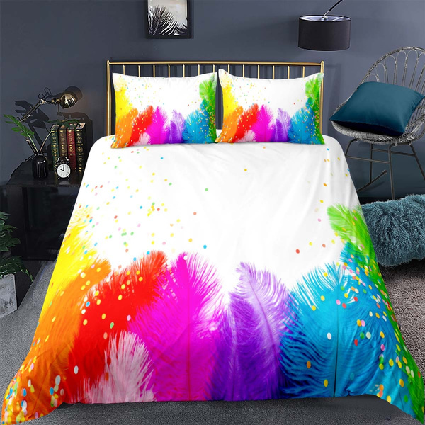 Oil Painting Style Abstract Watercolors, Abstract Print Duvet Covers