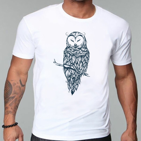 Owl in the Snow Graphic T-Shirt