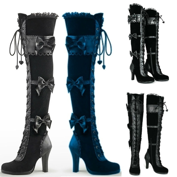 Pirate Boots for Women Thigh High 