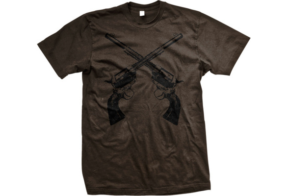 Crossed Pistols Pro-gun 2nd Second Amendment Classic Handguns Mens T-shirt Crossed Pistols Pro-gun 2nd Second Amendment Classic Handguns Mens T-shirt