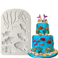 mould, seaweedsiliconemold, Silicone, fish