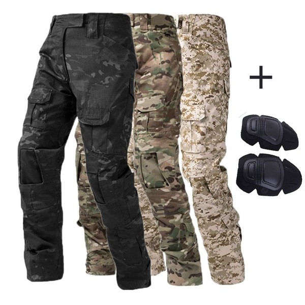 camouflage work trousers