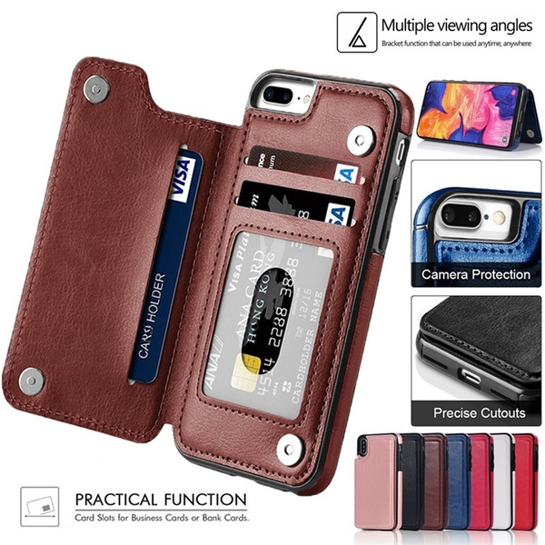 Cover for Leather Wallet case Kickstand Extra-Shockproof Business Card Holders Flip Cover Samsung Galaxy S9 Plus Flip Case 